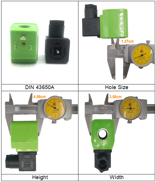 Green Solenoid Valve Coil For DMF Pulse Valve