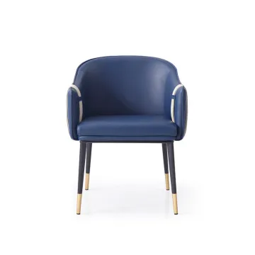 Hot luxury dining room leather chair