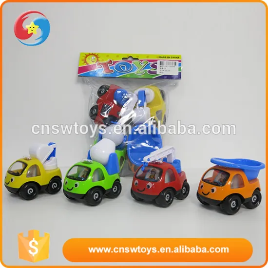 China manufacture cute cartoon mini kids plastic friction car toys
