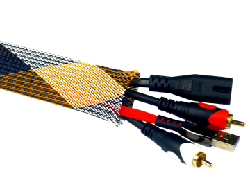 Wire Loom Self Wrap Braided Cable Sleeve