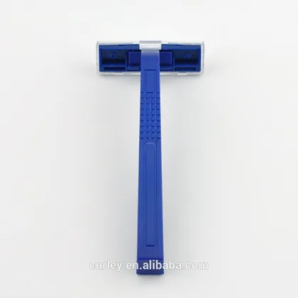 GB-01Men Plastic Twin Blade Disposable Razor with Lubricating Strip Suitable for Hotel
