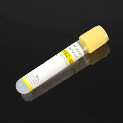 Vacuum blood collection tube for biochemical detection