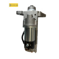 Excavator starting motor fittings