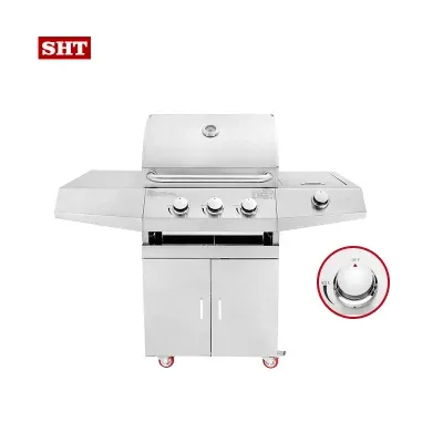 Easy DIY Outdoor Kitchen Gas Grill Parts Infrared Barbecue Grill Tabletop BBQ Grill