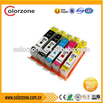 compatible inkjet cartridge for hp 364 ink factory selling with good price