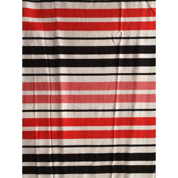 Stripe Design Rayon Challis 30S Light Printing Fabric