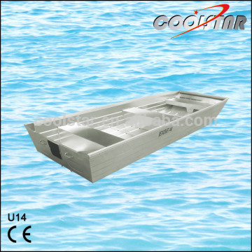2.0mm thickness U type aluminium boat flat bottom