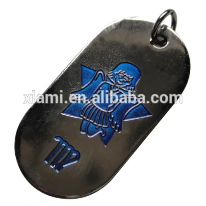 individual design promotion gift debossed lovely angel silicone dog tag for dog