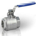 High-Pressure 2000WOG Ball Valve in Cast Iron, Brass, SS304, and SS316 with NPT 1/4" Connection and Check Valve