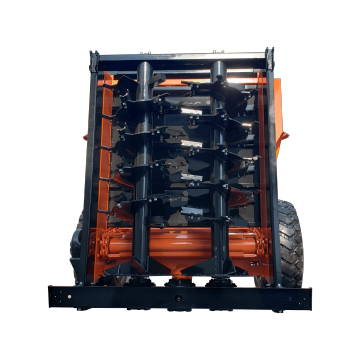 Twin Vertical Beater Manure Spreader for Cattle Farms