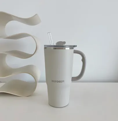 Gigantic Stainless Steel Straw Cup