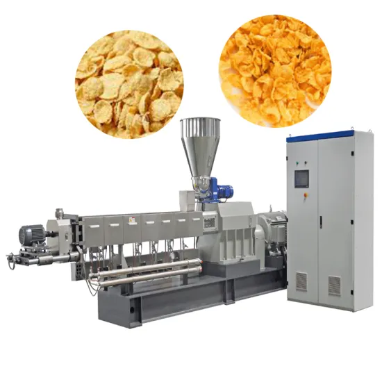 PLC-Controlled Twin Screw Corn Flakes & Chips Production Line: A Comprehensive Breakfast Cereal Manufacturing Solution