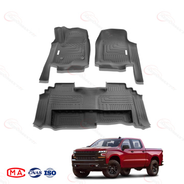 TPE Floor tapetes para Chevrolet Silverado