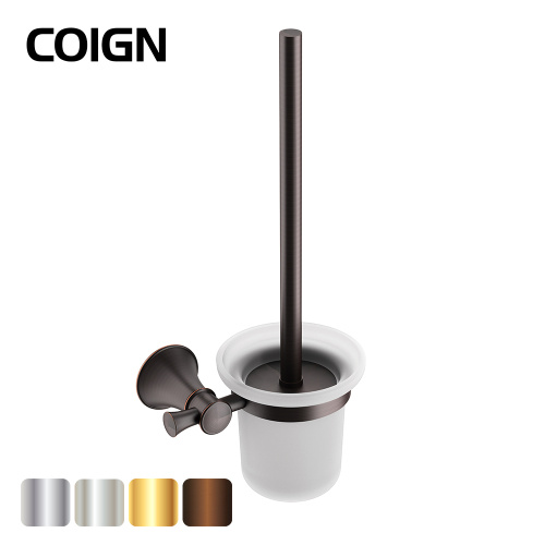 Black Wall Mounted Toilet Brush Holder Brass Black Wall Mounted Toilet Brush Holder Factory