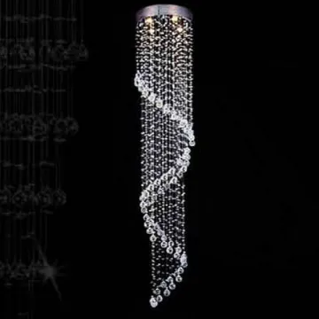 K9 crystal led vintage lampara techo