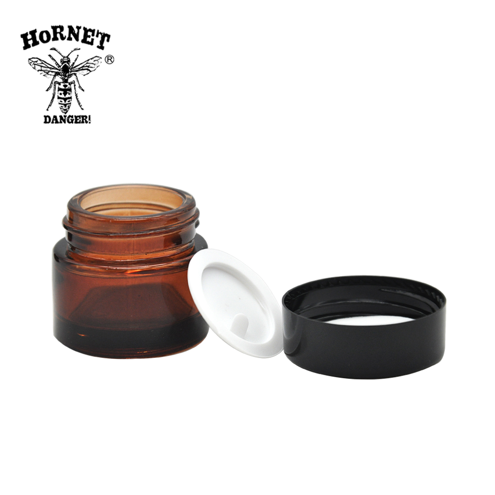 HORNET sealed deodorant glass herb container spice storage bottle medicine bottle storage tank oil wax container