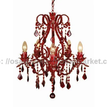 Modern red chinese chandelier lighting chinese red chandelier