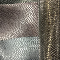 Pu Leather  snake Cinderella leather shine glitter Supplier