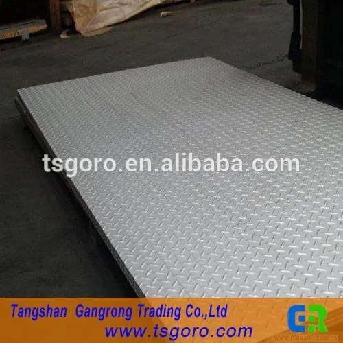 hebei ribbed low carbon steel sheet and plate size from tangshan