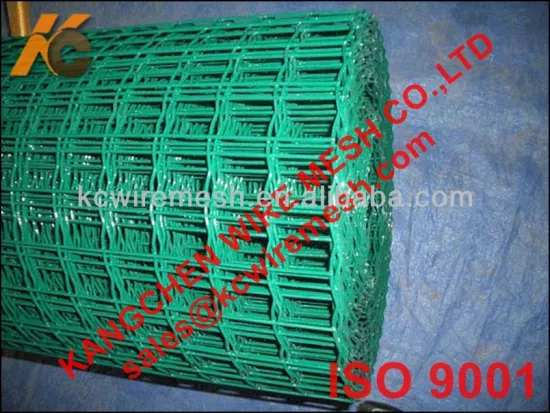 Hot!!!!!!!! KANGCHEN Plastic coated welded wave wire mesh roll euro fence