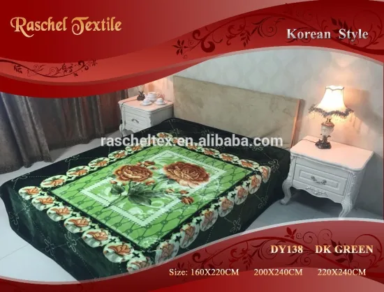 100% Polyester Korean Style Mink Blanket