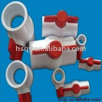 upvc white ball valve