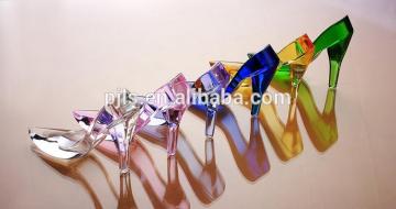 Crystal promotional gift crystal high heel wedding shoes wedding gifts