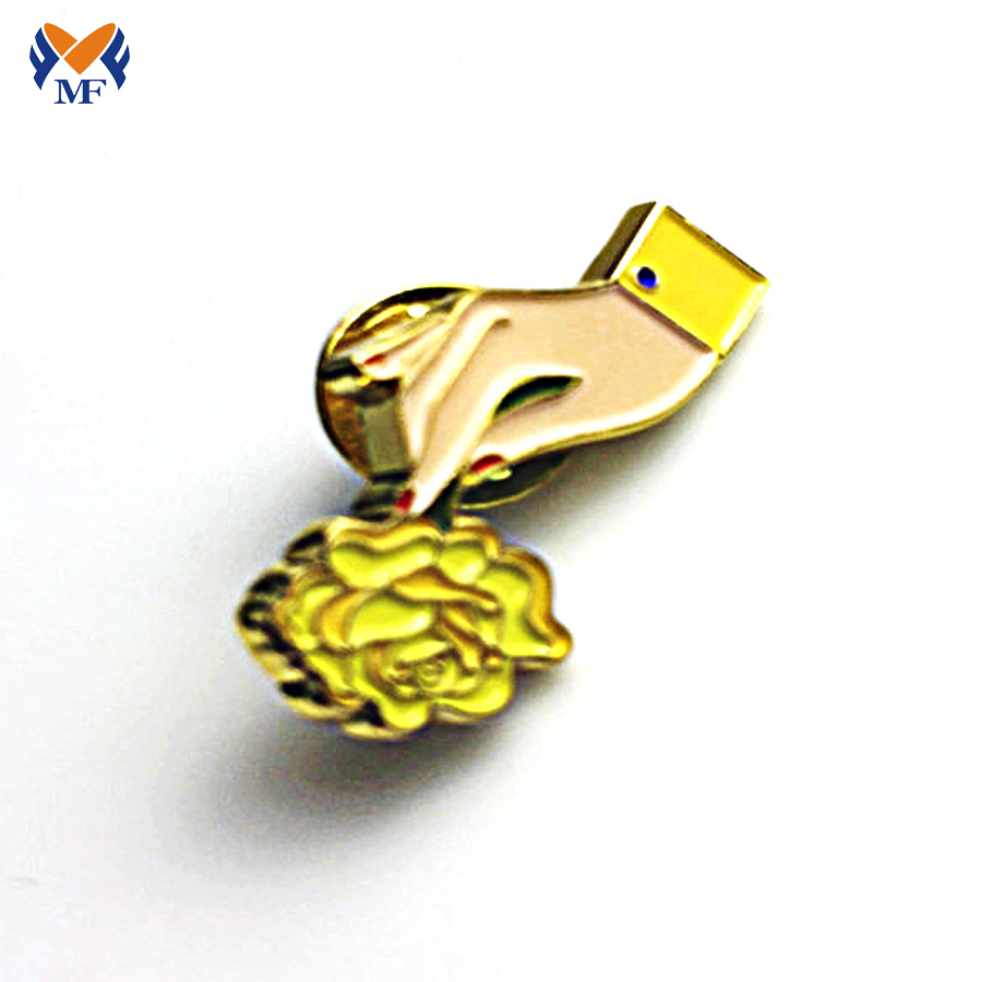 Finger Pin Badge