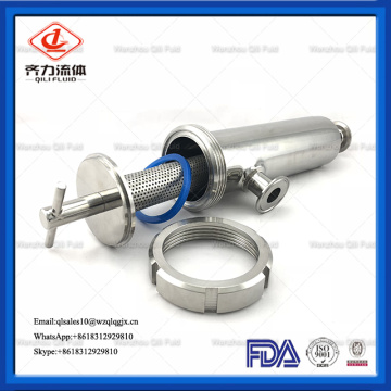 Stainless Steel Sanitary Pipeline Filter for Liquid Food