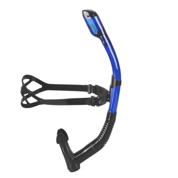 Snorkeling Gear: One Valve Dry Top Front Snorkel with Rotate Head Straps for Swimming