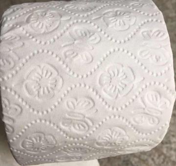 embossed bathroom tissue