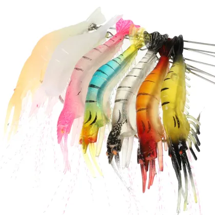 Noctilucent Plastic Lures and Bait Set for Fishing