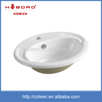 580*450*200cm Bathroom chinese sanitary ware round above counter basin