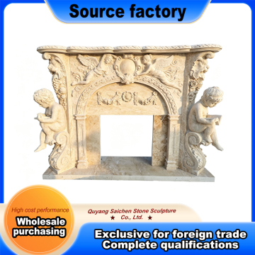 Custom Stone Fireplace Surround