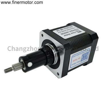 Stepper linear actuator with fixed shaft with stepping motors from FINER
