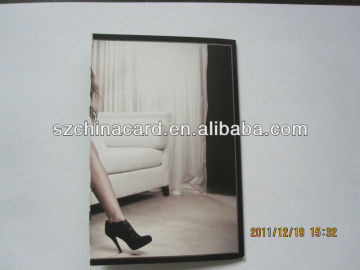 Customized Booklet Printing Card Holder For Promotional Gift Cards