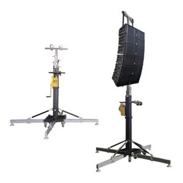 LEDディスプレイと重い負荷ベアリング付きの調整可能な高さスピーカー照明クランクスタンド