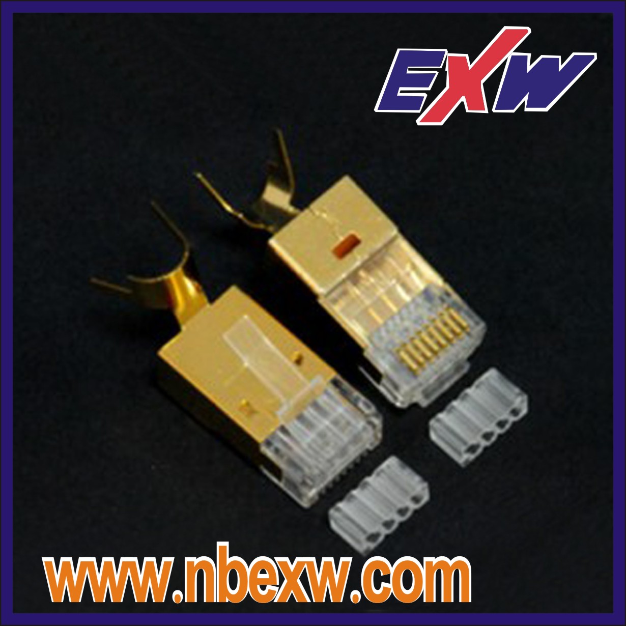 500MHz Shielded Cat6A Plug