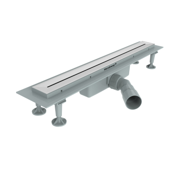 High Quality Plastic Linear Shower Drain with SS304 Grate: 50mm Outlet, 300mm to 600mm Length