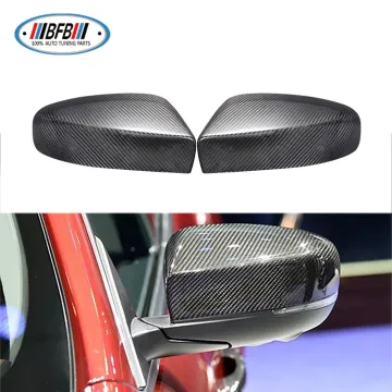 Real Carbon Fiber Side Mirror Cover Add-On for Maserati Ghibli Quattroporte 2017-2020