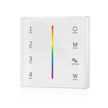 Skydance T24 4 Zone 2.4G RF Wireless RGB RGBW Scene Panel Switch with LED Controller Remote Control