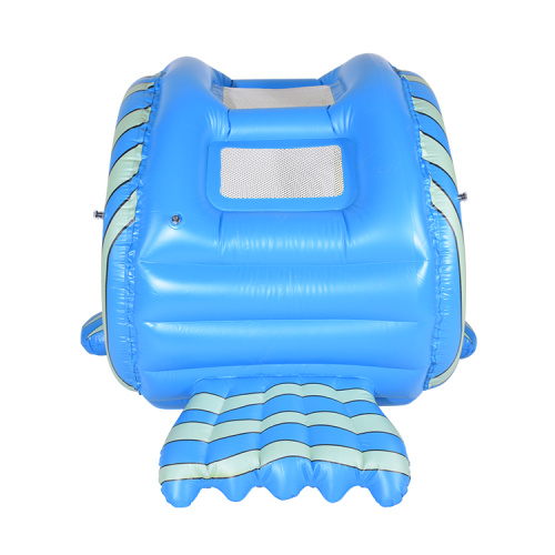 Custom pool float fish inflatable swimming lounge chair