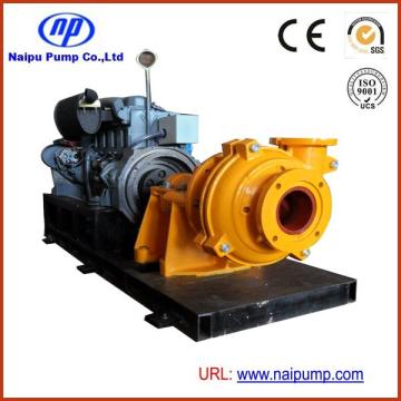 Mining Concentrator Diesel Drived Low Abrasive Low Density High Chrome Centrifugal Slurry Pumps (100ZJD)