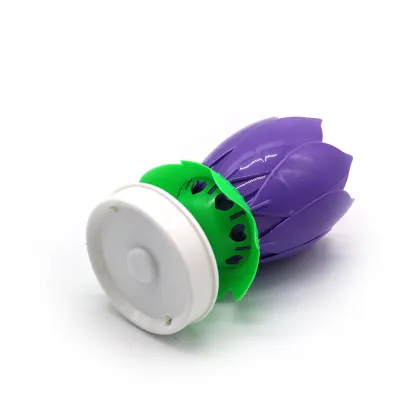 wholesale flower happy Birthday Lotus music rotating Candle