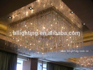 Modern banquet hall crystal ceiling lamp design ceiling lighting