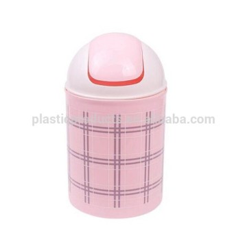 Pink High Quality England Plastic Trash Can