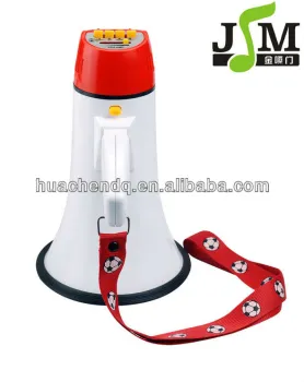Lightweight portable power megaphone