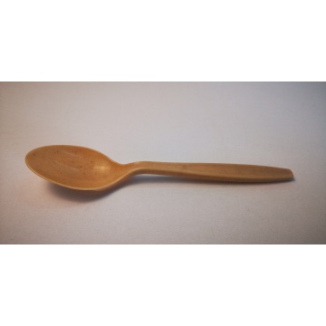 Fully degradable rice husk spoon