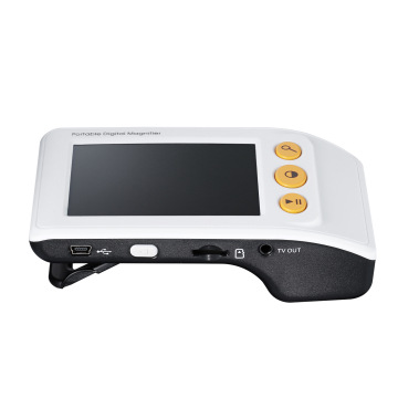 Portable Digital Video Magnifier with 3.5 Inch Screen and 8 Color Models for Low Vision