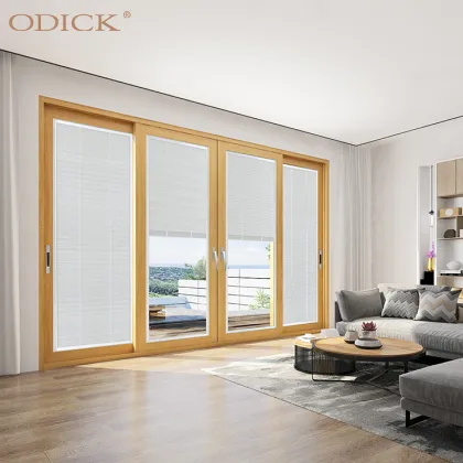 Modern Sliding Double Glazed Aluminum Sliding Door